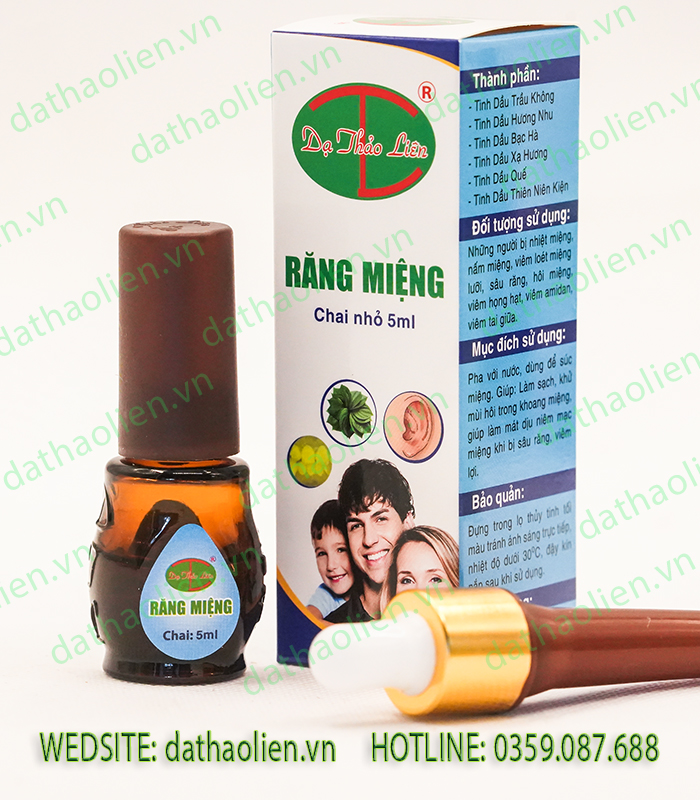 Tinh Dầu Răng miệng dạ Thảo Liên - 5ml